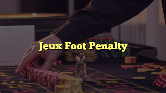 Jeux Foot Penalty
