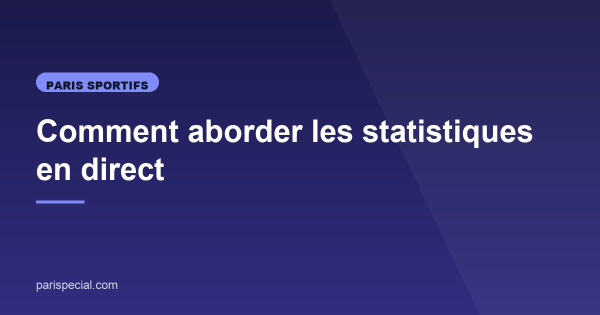 Illustration de l'article consacré aux statistiques en direct